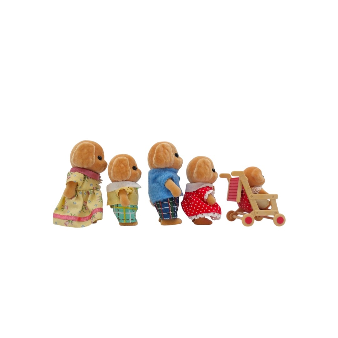 Sylvanian Families - Famille chiens caniches - x5 Très bon état - Vue 2 - 